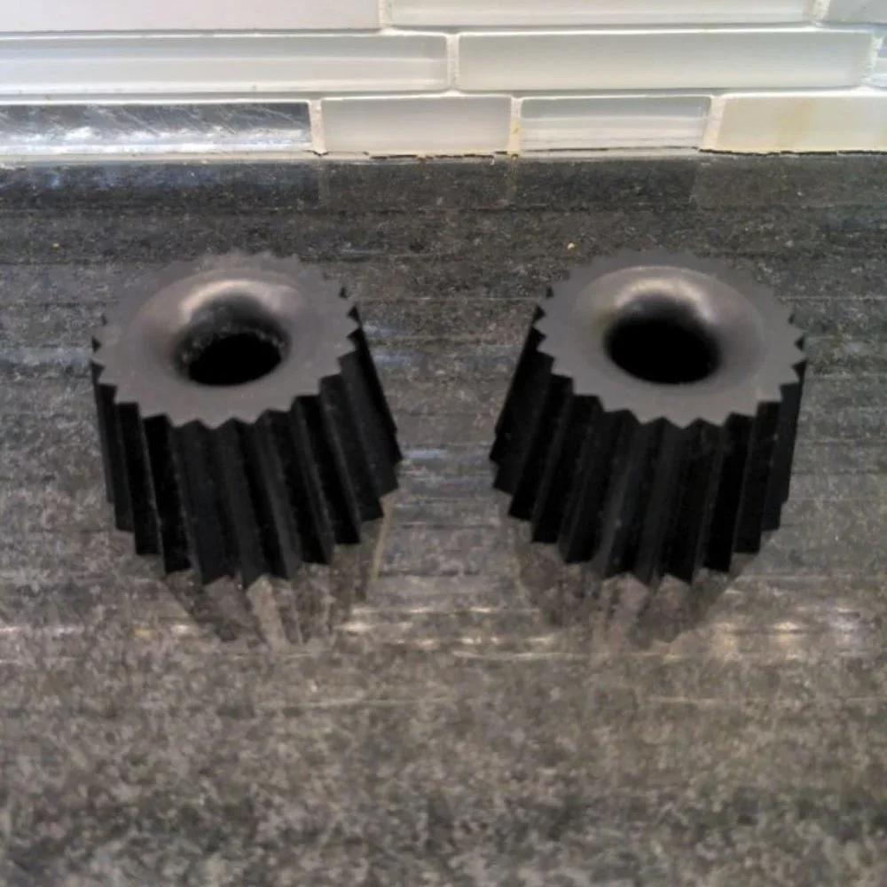 Toothbrush Or Razor Stand BLACK DECORATIVE FLYING TIGER SET OF 2